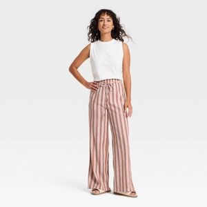 Universal Thread Striped Wide-Leg Pants